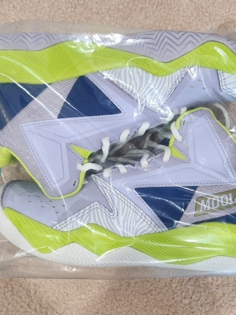 Moolah Kicks Press Break Basketball Shoes Youth Size 4.5